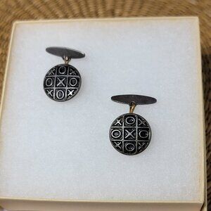 Vintage Tic Tac Toe Cuff Links